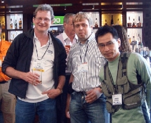 Brian Young, Dirk Weber and Junichi Yananose at IPP29 in San Francisco.