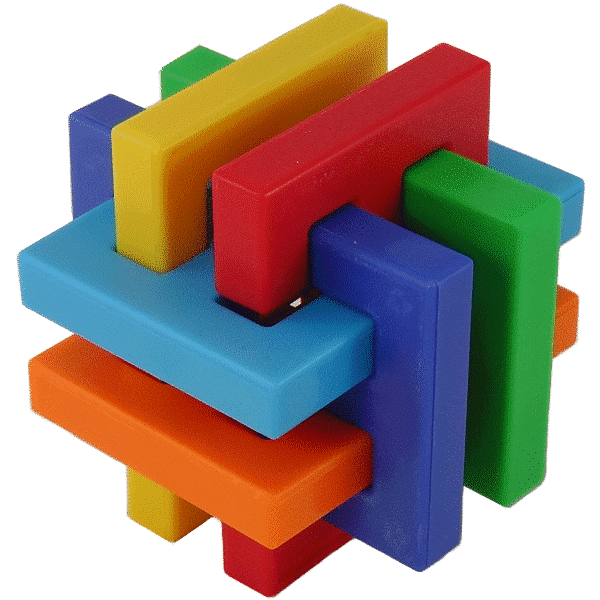 Gordian Knot Interlocking Puzzle By Think Fun Mr Puzzle