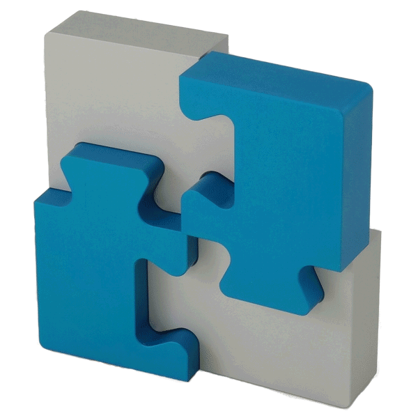 Four Piece Jigsaw Strijbos Aluminium Puzzle Mr Puzzle