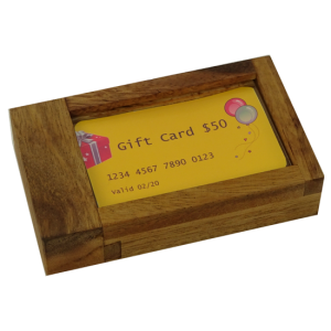 Gift Card Holder puzzle box