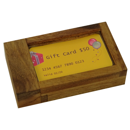 Gift Card Holder puzzle box