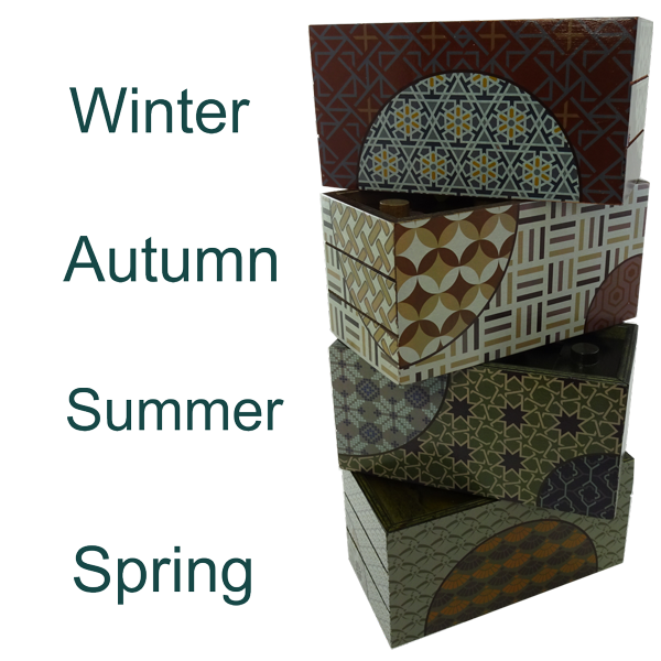 Four Seasons Series-Set of all 4 Chinese secret boxes
