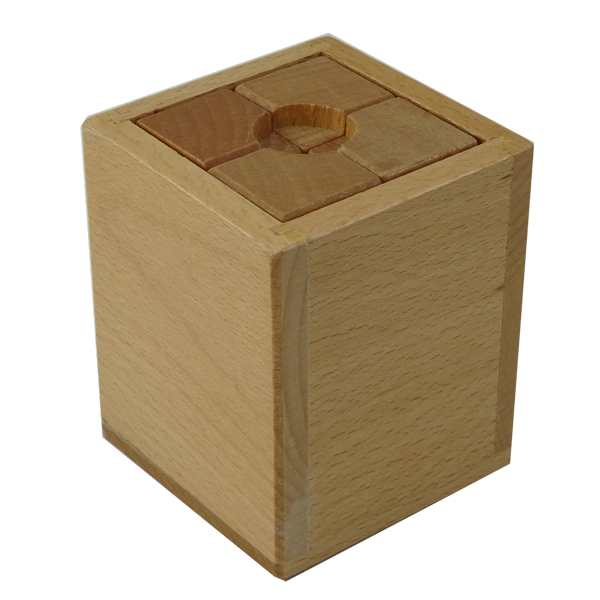 Indent wooden puzzle