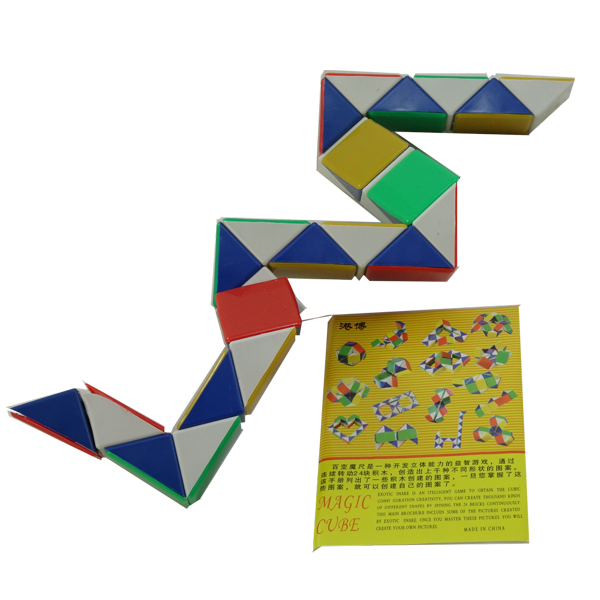 Magic Cube Snake Serpent Developpement Cognitif Imagination Twist Puzzle Haute Qualité 