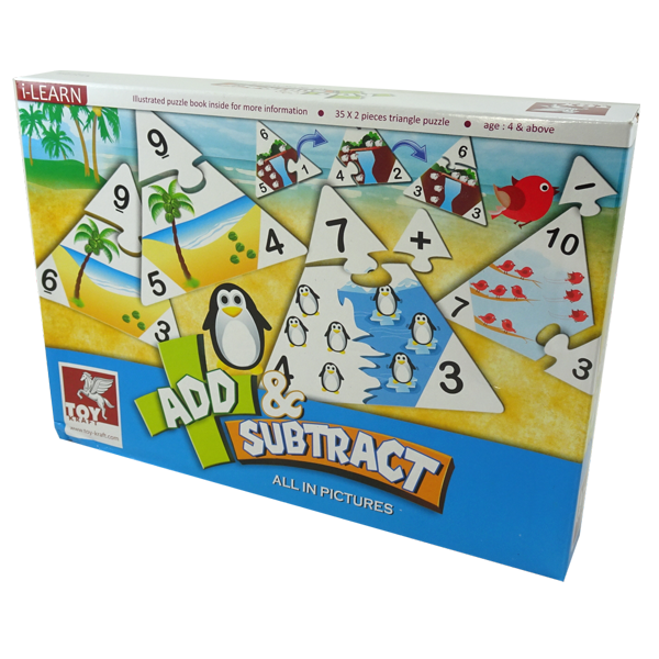 i-LEARN Additional and Subtraction maths jigsaw puzzle