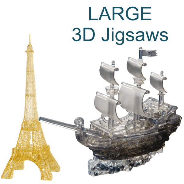 3D Jigsaw Puzzles LARGE