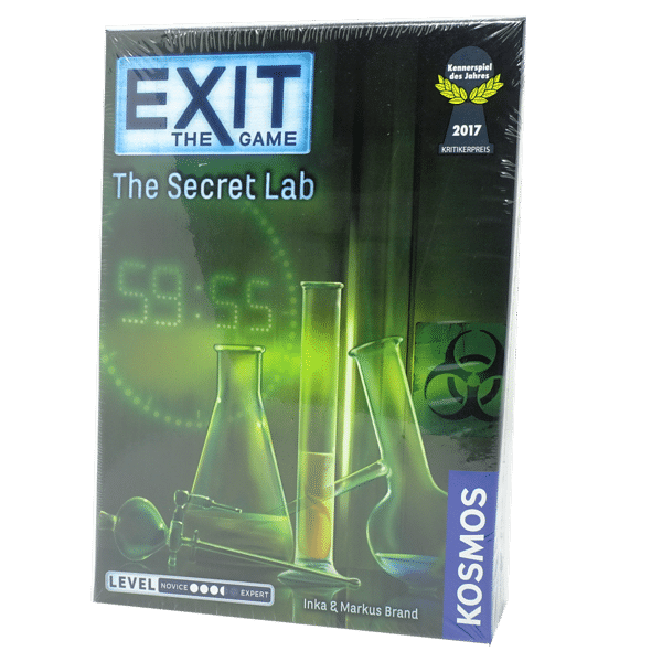 Exit The Secret Lab escape room puzzle