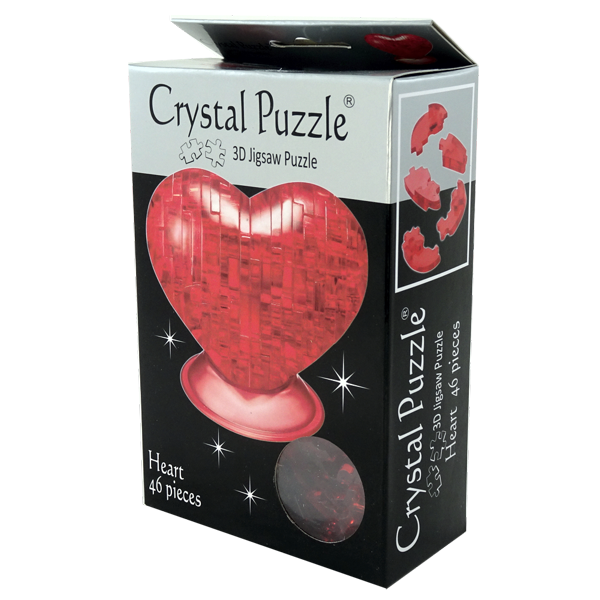 Heart crystal jigsaw