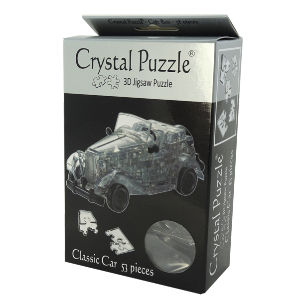 Classic black car crystal jigsaw