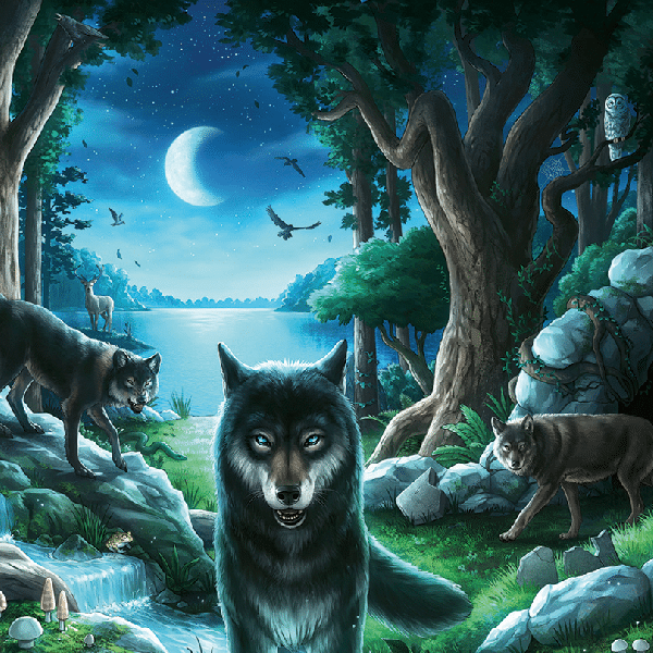 Ravensburger forbidden Curse of the Wolves