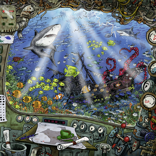 Escape Room 759 piece Jigsaw Puzzle by Ravensburger Submarine