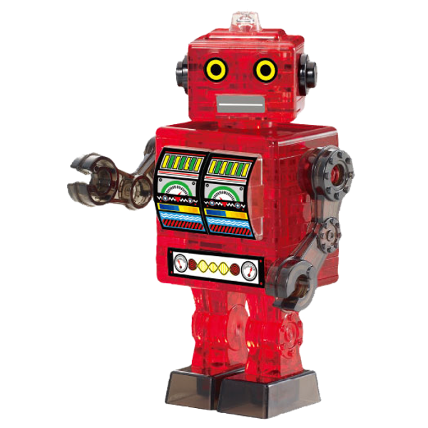 Robot 3d crystal jigsaws