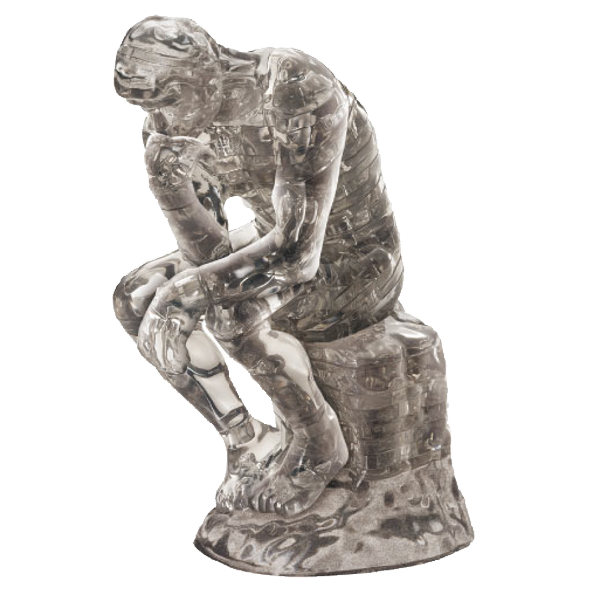 Thinker 3d crystal jigsaws