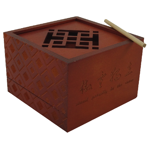Secret Opening Chinese Puzzle Box – Plum Blossu