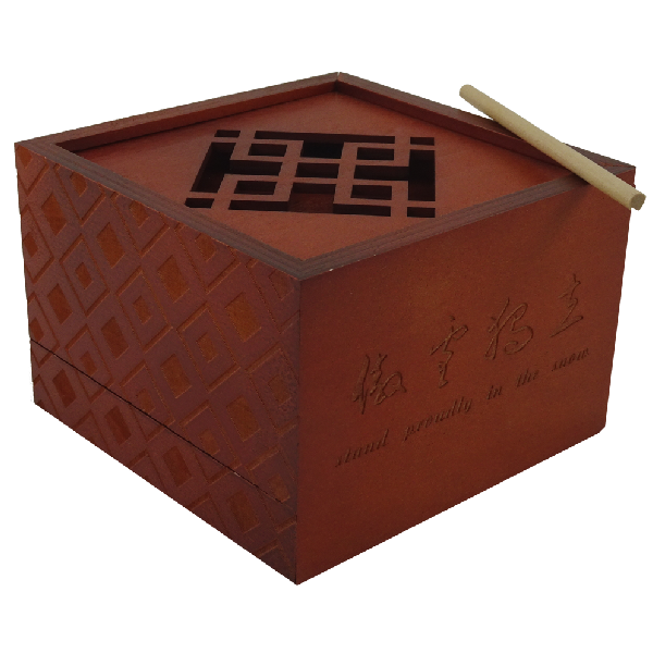 Secret Opening Chinese Puzzle Box – Plum Blossu