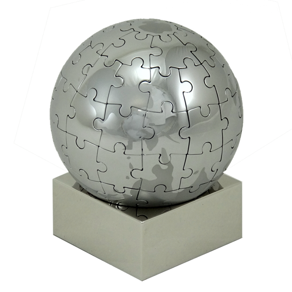 Magnetic World Globe Extraordinary puzzle