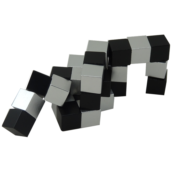 Metal snake cube