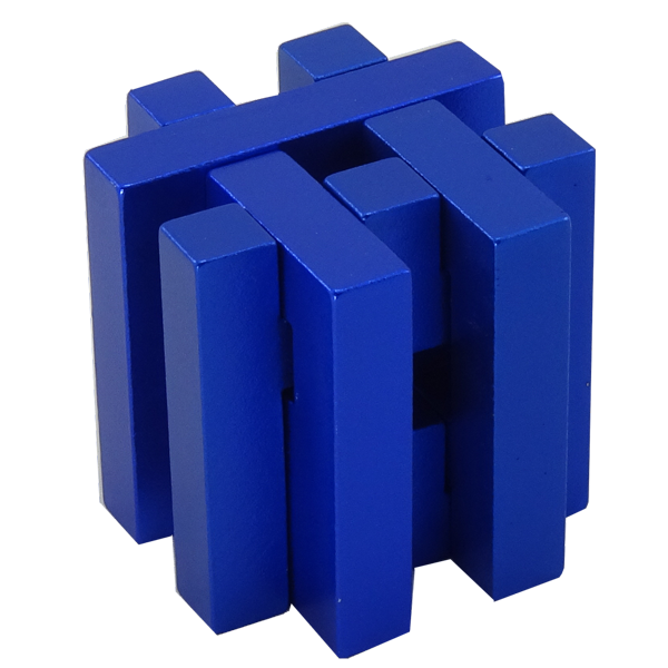 Cross-Hatch metal burr puzzle