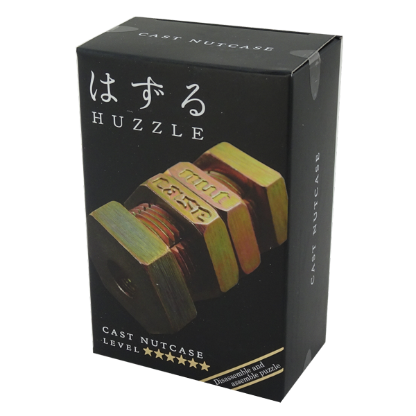 Nutcase cast nut and bolt puzzle by Hanayama Huzzle in box