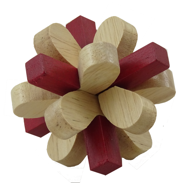 Interlocking 9 piece Flower Burr