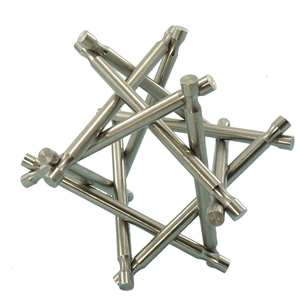 Nova Plexus Limited Edition Puzzle Sculpture stainless steel