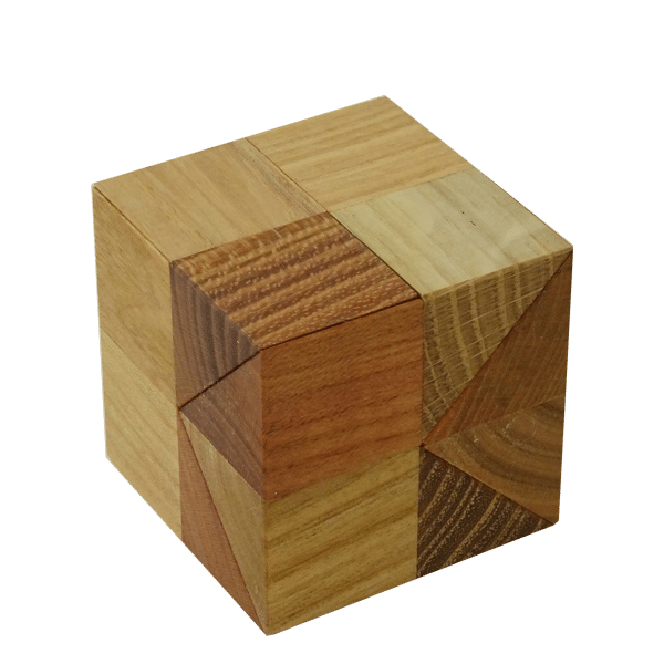 Vinco wooden cube