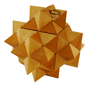 Queensland Snowflake wooden interlocking puzzle