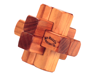 Just Six wooden interlocking puzzle