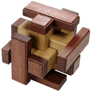 T Burr interlocking burr puzzle