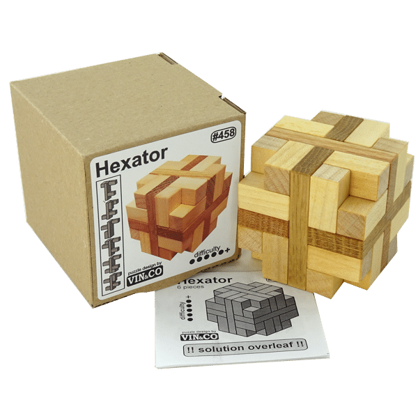 Hexator wooden puzzle Vinco