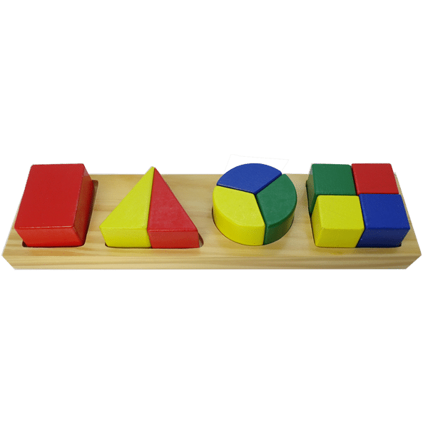 Wooden Shapes puzzle Kaper Kidz