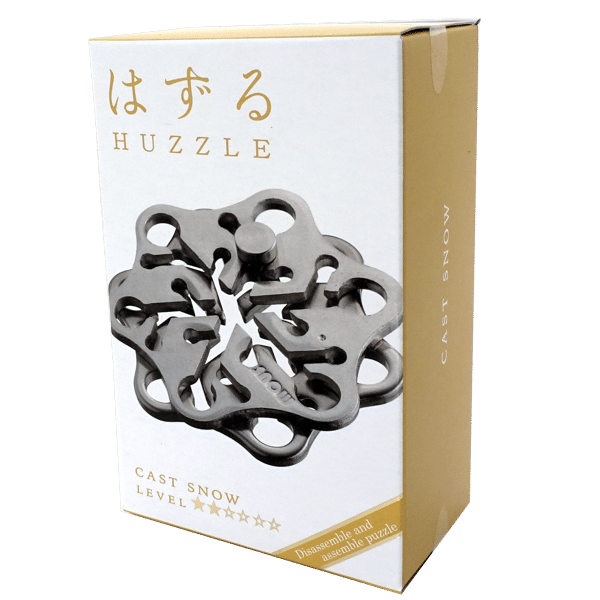 Hanayama Snow cast metal puzzle Mr Puzzle