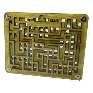 wooden maze puzzle