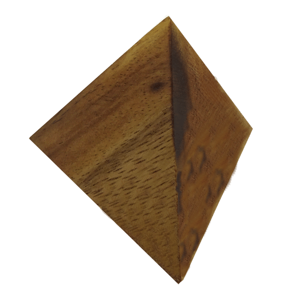 two piece pyramid puzzle