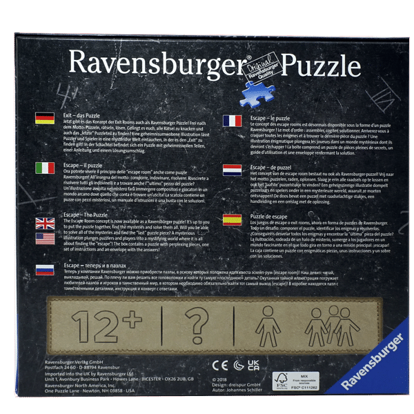 Ravensburger Escape Room Jigsaw Puzzle