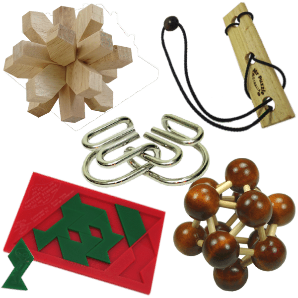 Beginners Set of 5 different types of puzzles