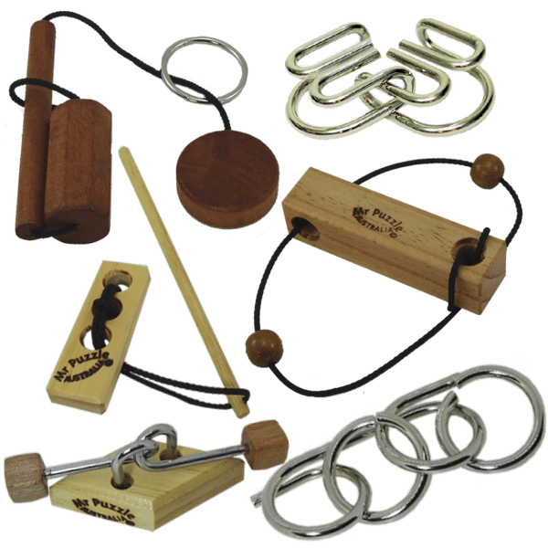 Disentanglement Mix of 6 puzzles.