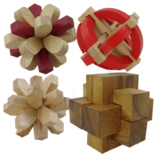 Budget Burr Bundle of 4 puzzles