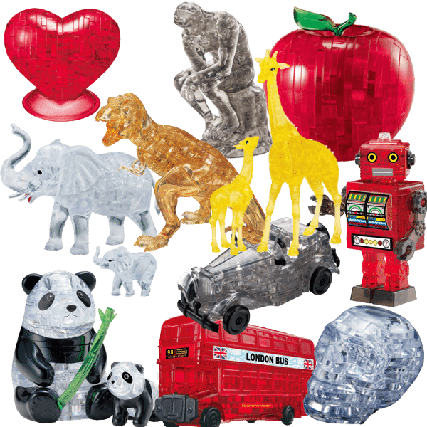 Bundle of 3 3D Jigsaws for the price of 2. You choose the design.