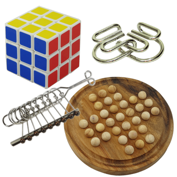 set 4 classic puzzles