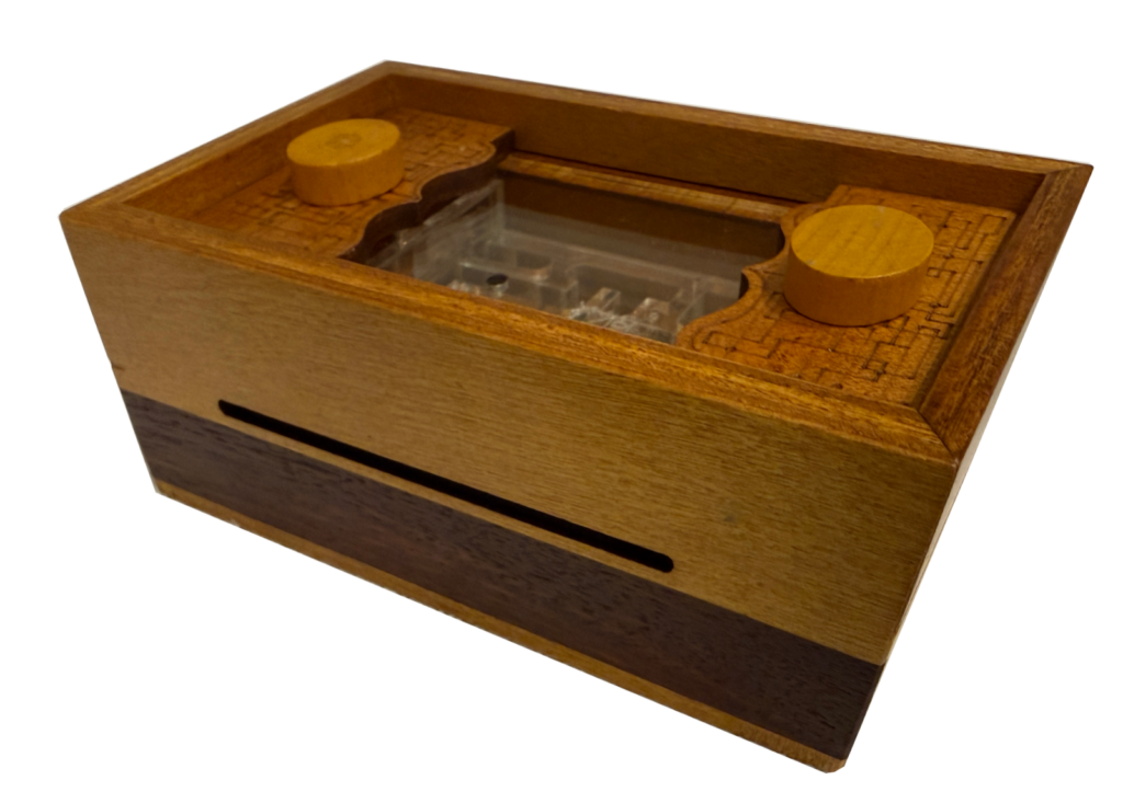 Tokyo we have a Problem puzzle with solid Jarrah inlay