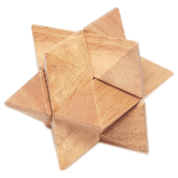 star wooden puzzle